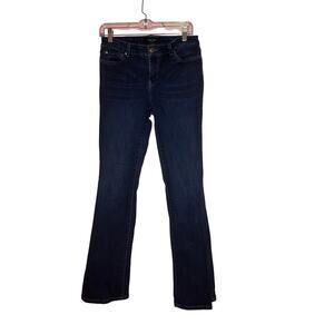 Nine West Jean Dark Wash Low Rise Bootcut Denim Size 8/28 Average